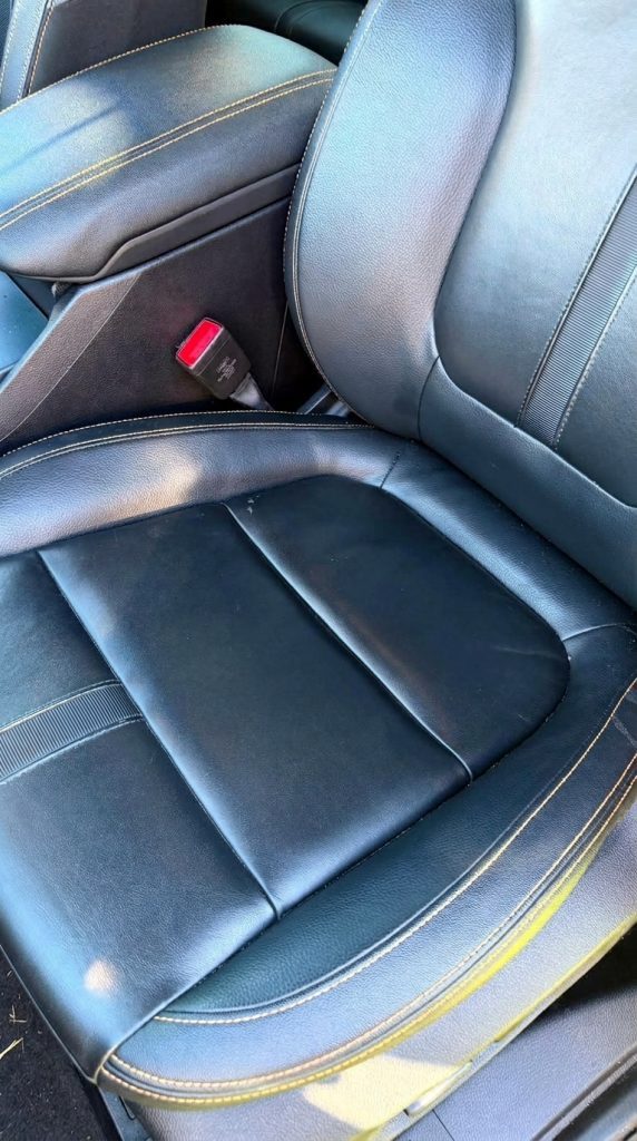 Front seats of the grey 2022 Ford Ranger Wildtrak 4x4, available for hire in Sydney
